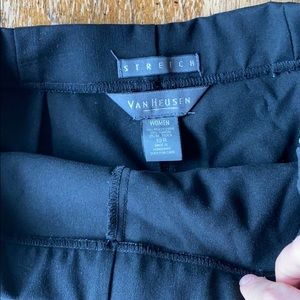 Van Heusen flat front stretch wide leg slacks 10R